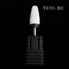 Ceramic Nail Grinding Head - Corn Bullet Rocket Shape for Electric Nail Grinder