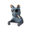 Modern European Wall-mounted Toilet Paper Holder with Sunglasses And Dog Motif. Ideal for The Home.