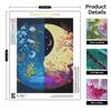 Diamond Painting Landscape Full Round Moon Embroidery Cross Stitch Tree Mosaic Handicraft Decor For Home 30x40cm/12x16inch