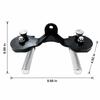 Verstellbares Fitnessstudio-Griffset, Zubehör für Latzug und Rudern, Verstärkt, Ergonomischer Griff, Kompakt