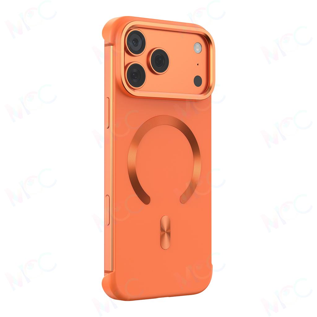 World's First Frameless Magnetic Phone Case - Ultra-Thin Anti-Scratch & Shockproof with Full Edge Protection, Compatible with MagSafe Accessories