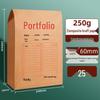 50 Kraft Paper Transparent A4 File Folders - Thickened Quality Office Personnel Bags