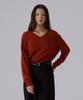SILN Soma V-Neck Pullover Knit (Red)