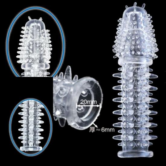 Funny Penis Enlargement,delayed Extender condom,Reusable Penis Sleeve,bold Vibrator Sleeve,sex Toys for man,Sex Adult Products