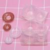 Practical Pendant Molds Plate/Bowl Shape Handmade Ornament Moulds Silicone Texture for Clay Wax and Resin Crafting