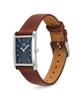 Danielwellingteon Bound Light Brown Arctic Blue Dial Vintage Brown Leather Watch