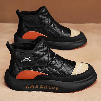 Neue Winter Herrenschuhe Fell Warme Casual Sneakers Männliche Mode Knöchel Kurze Stiefel Männer Bequeme Anti-Rutsch Sportschuhe