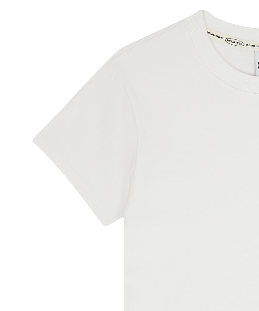 LUVISTRUE El Luvistrue Logo Tee(White)