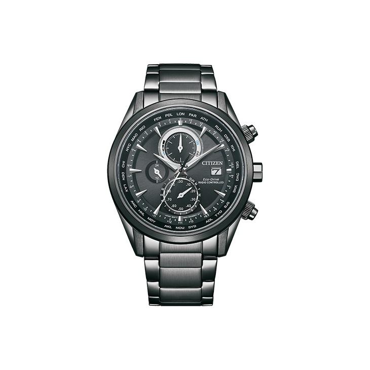 

CITIZEN Ecology Drive Collection Light Powered Quartz Movement Stainless Steel Strap Watch Unisex AT8265-81E Black Dial