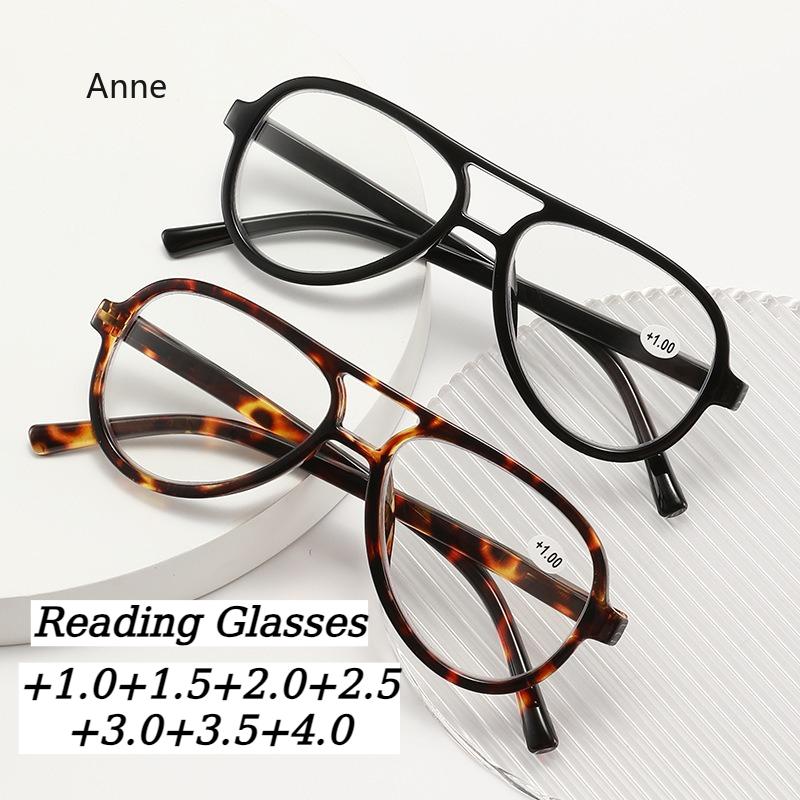 Luxury  Square Reading Glasses Men Women Retro Rivet Resin Optical Presbyopic Eyeglasses Diopter +100~+400 Gafas Hombre