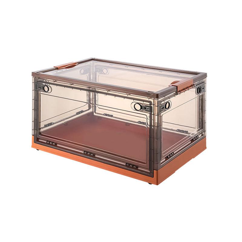 Foldable Transparent 5-Door Storage Box for Clothes, Quilts, Books, and Toys