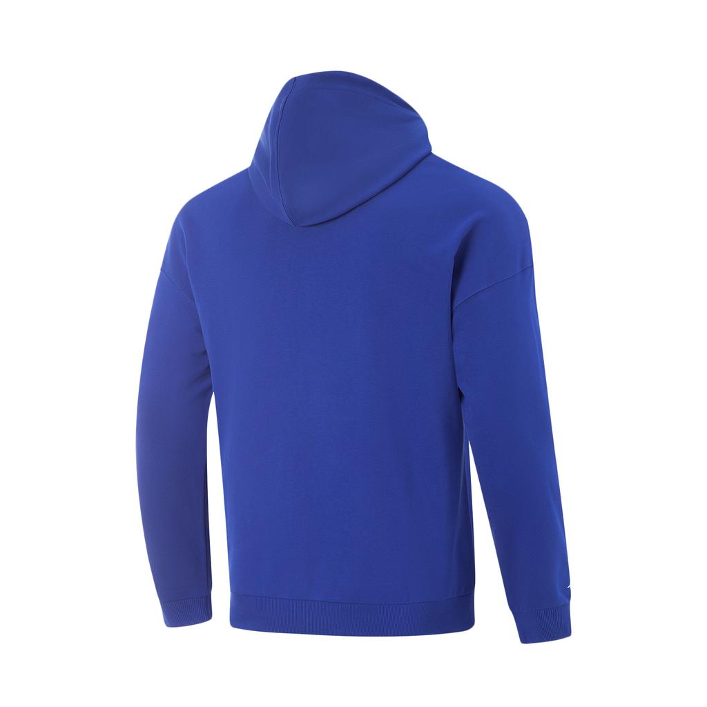 Li Ning Stolní tenisová série Písmenková Mikina s kapucí Měkká Pohodlná Prodyšná Všestranná Volná Mikina Unisex mikina Zasněně modrá AWDVF91-1