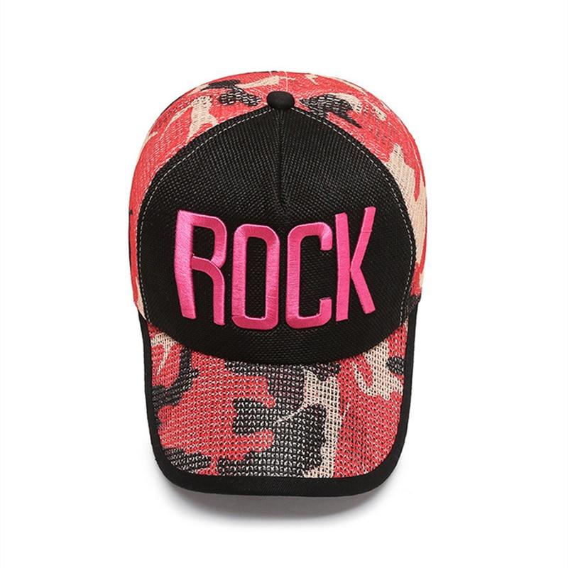 Northwood Linen Women's Summer Hat 3D Embroidery Mesh Baseball Cap For Men Hip Hop Snapback Camouflage Trucker Cap