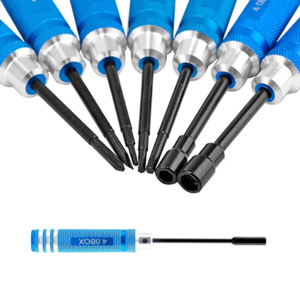 MEIMEITAOTAODY Hex Wrench Socket Nut Precision Nut Driver Set for Model Airplane Repair Driver, Driver,