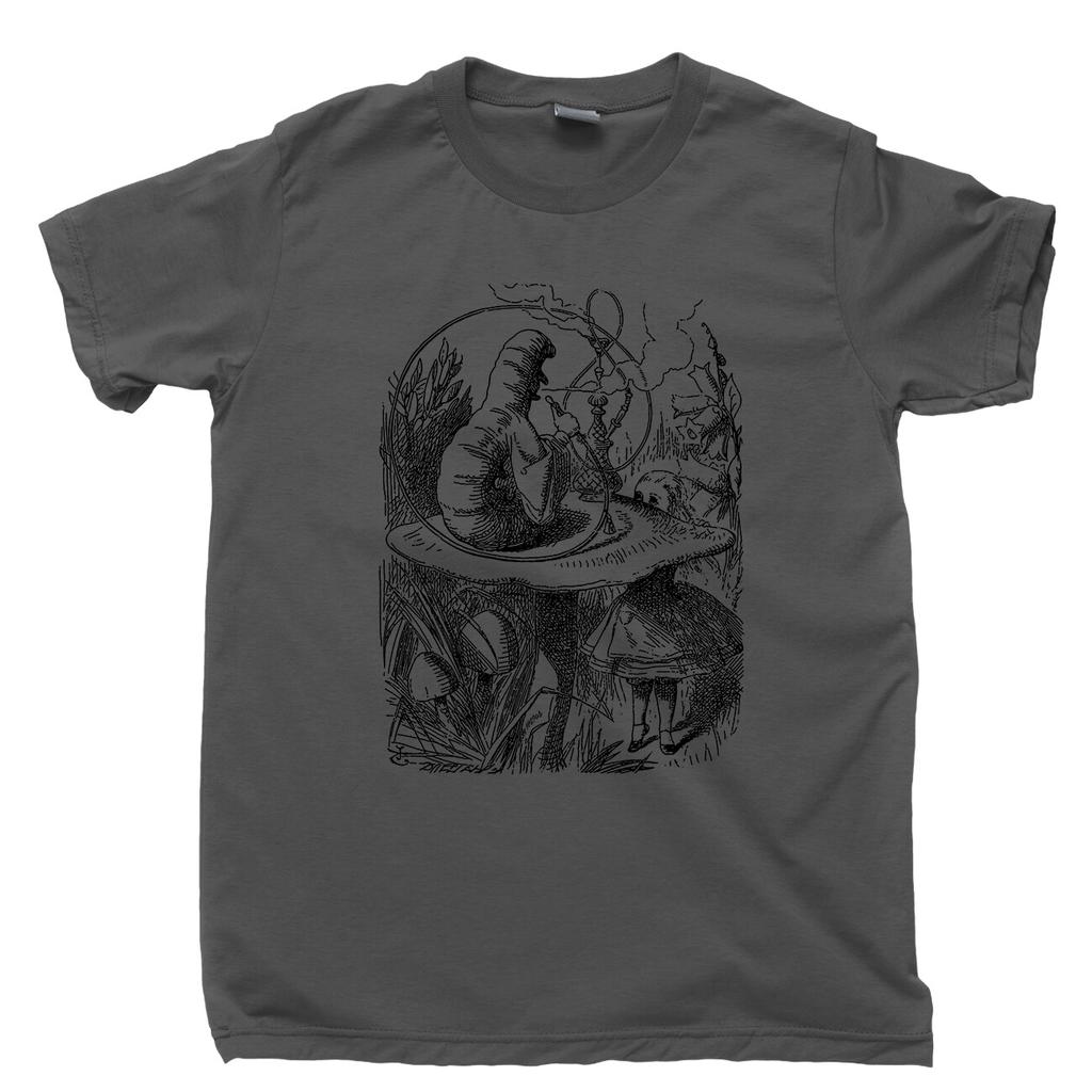 Alice In Wonderland T Shirt Lewis Carroll Tenniel Book Art Graphic Unisex Tee