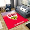Stuttgart Fußballverein Teppich für Wohnzimmer Schlafzimmer Zuhause Sofa Dekoration, Kinderspiel Rutschfeste Bodenmatte
