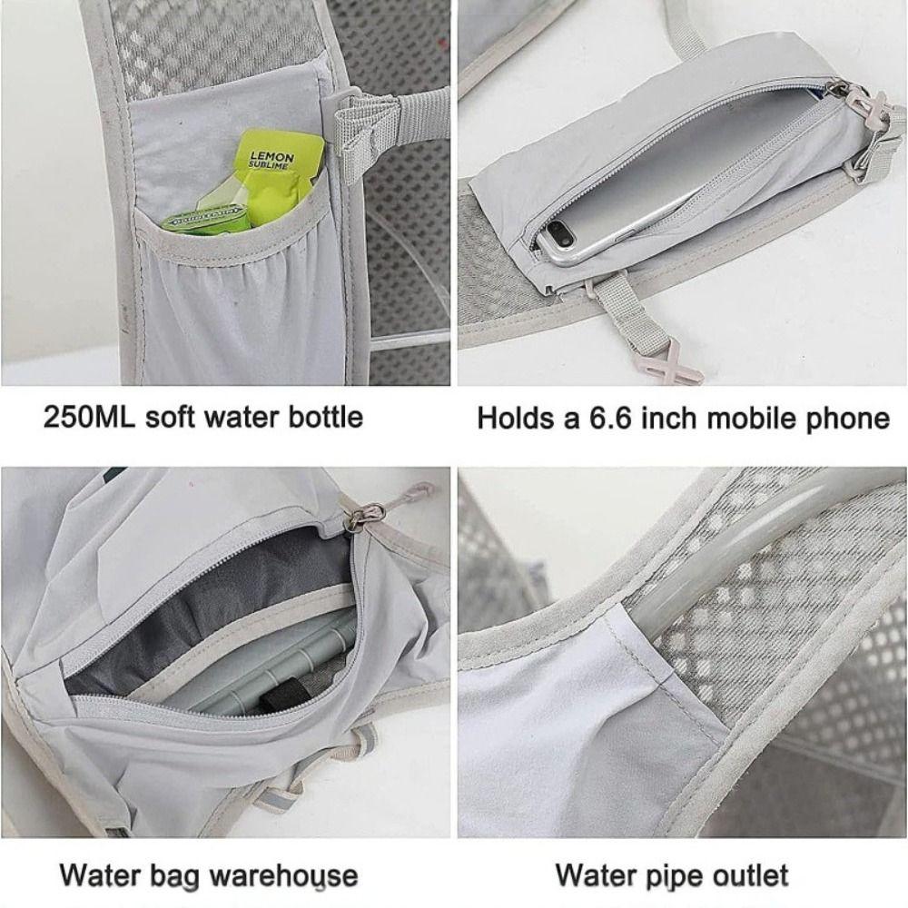 Breathable Running Backpack Ultra-light Water Pack Backpack Hydration Vest  Men and Women