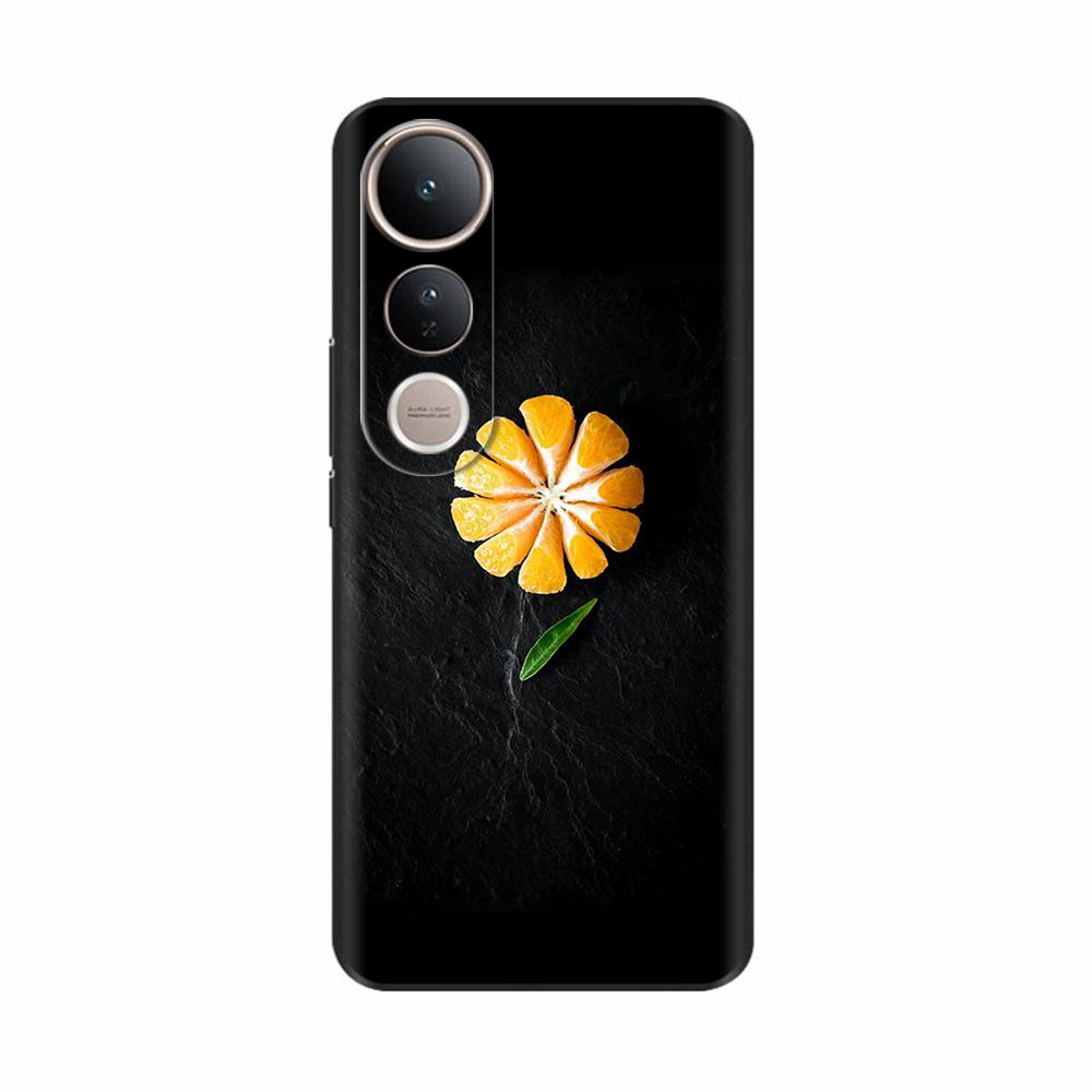 Fundas For Vivo V50 Lite 5G Popular Flowers Cartoon Soft Silicone Phone Back Cover For Vivo V50 V50 Lite 5G 4G Shell Casing Capa