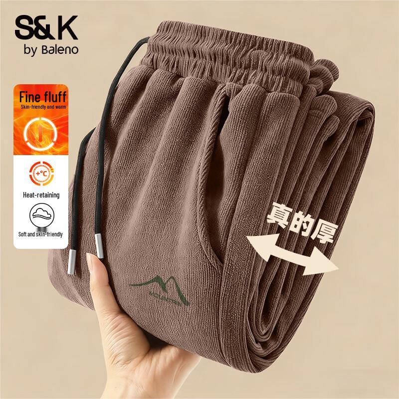 

Baleno Men s S&K Winter Fleece-Lined Straight-Leg Casual Pants 2XL