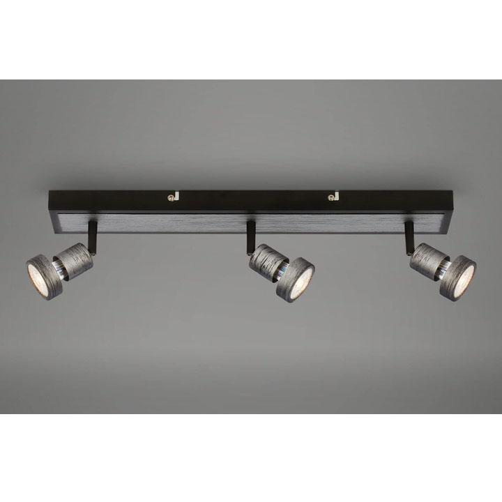 Reflektor sufitowy led lampa spot 3xgu10 obracane klosze - salon pokój
