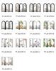 Design Cinese Stile Medio Antico Fiore Uccello Inchiostro Bambù Paravento Decorazione da Scrivania Tavolino Soggiorno Decor