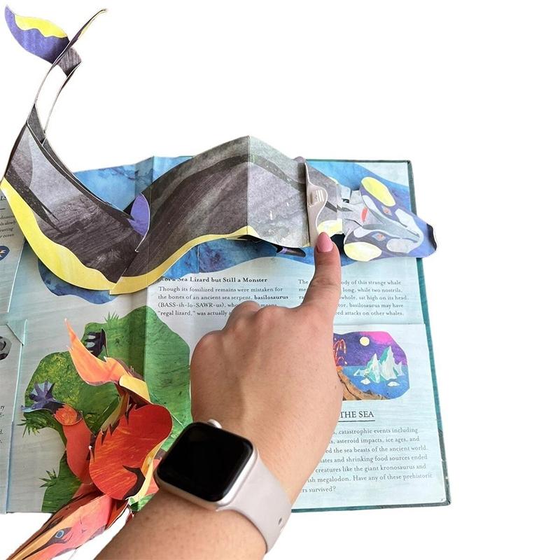 Funny Interactive Pop-Up Sharks Book Encyclopedia Prehistorica: Sharks And Other Sea Monsters Gift For Shark Lovers