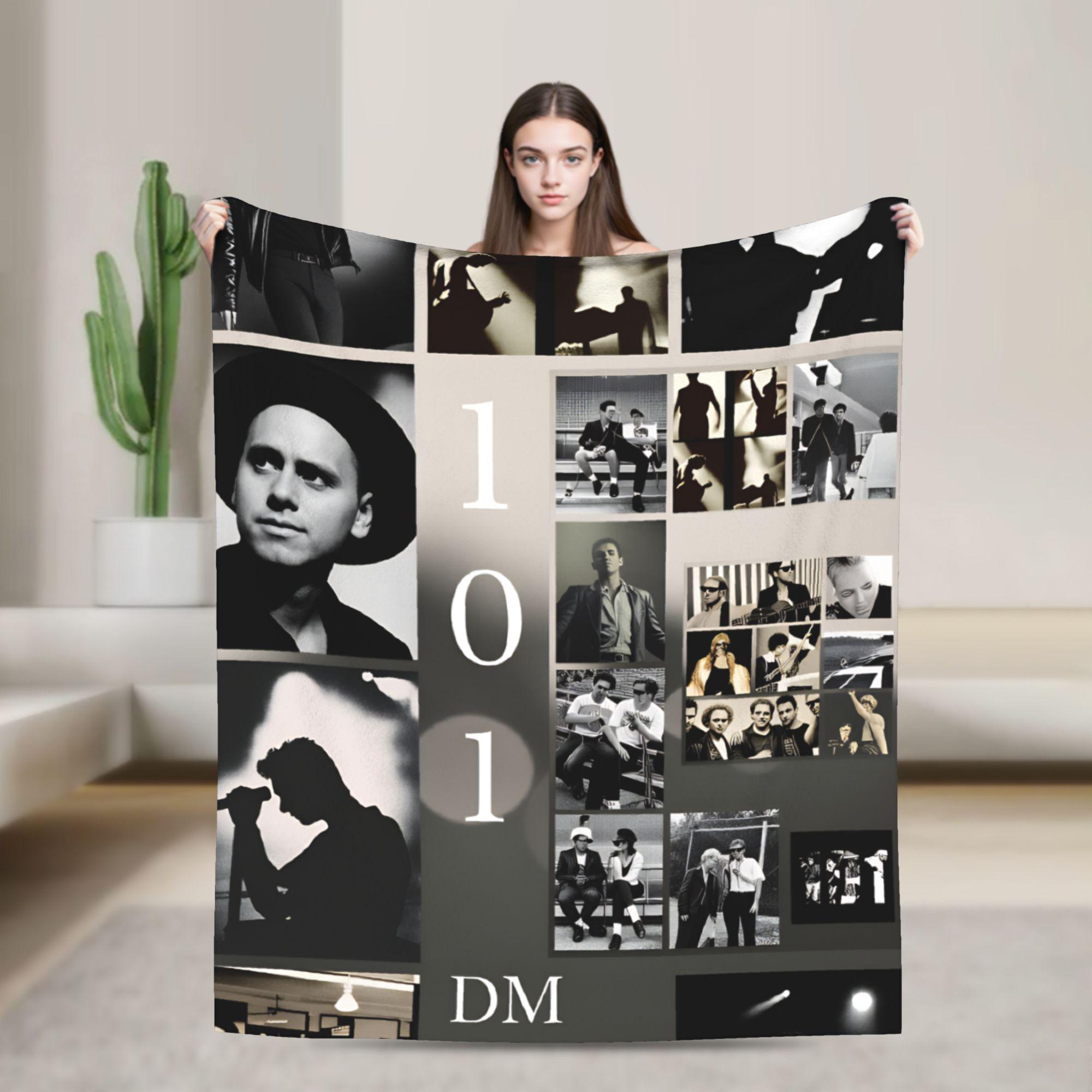 

Depeches Band Mode Тепла М яка Ковдра Подорож Офіс Плюшева Постільна Білизна Пледи Зручний Зовнішній Фланелевий Покривало на Ліжко Покривало на Диван-Ліжко 30x40in