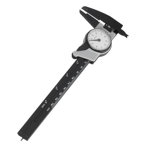 xuuyuu Fiber Caliper with Dial, Two Scales, Range: Approx. 0-150mm, Suitable for Labs, Offices, and Shops