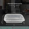 Jinmei Hewang 1000ml Transparent Rectangular Disposable Food Container