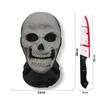 Scary Design Cosplay Mask Stretch Mesh Horror Mask Ghost Face Full Face Mask  Performance Show
