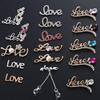 Handmade DIY Phone Case Accessories: Inlaid Diamonds, Love Letter & Water Drop Charms for Stylish Beauty