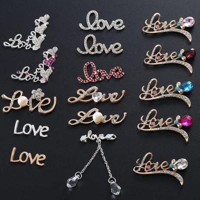 Handmade DIY Phone Case Accessories: Inlaid Diamonds, Love Letter & Water Drop Charms for Stylish Beauty