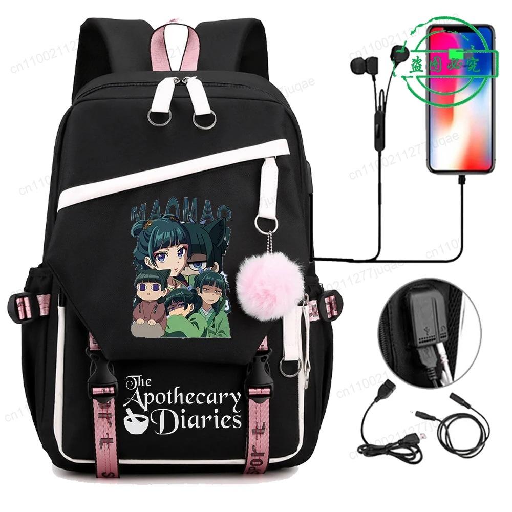 De Apothekersdagboeken Anime Cosplay Rugzak Studenten Schooltas Cartoon Boekentas Laptop Reizen Rugzak Buiten Kinderen Cadeaus