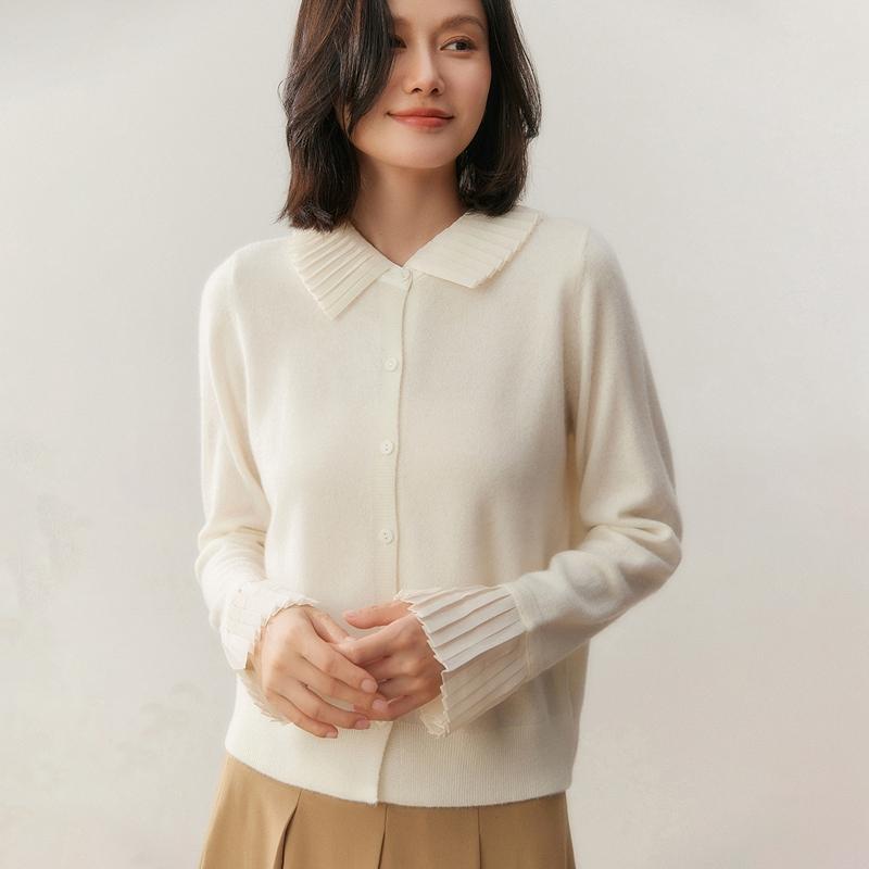 Qinghe 100% Pure Cashmere Women's Sweater - Ultra Soft Luxury Winter Pullover