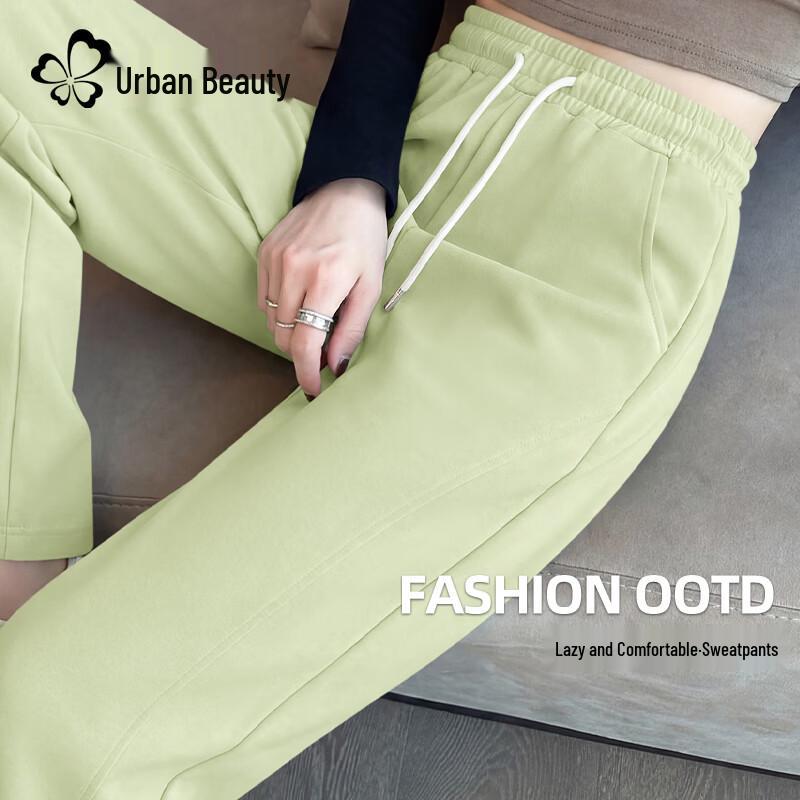 Women s High-Waisted Straight-Leg Casual Pants M