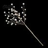 Feiertags-Blumenarrangement Perlen Kunstkristall Weihnachtsbaum-Stecker mit biegsamem Draht, Acryl-Perlen-Zweige Klare Perlen-Girlande für Arrangements,