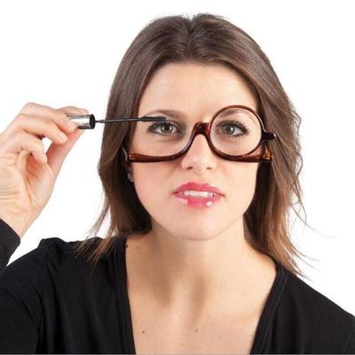 Frauen Kosmetikbrille Make-up Lesebrille Make-up Brille drehbare Leseglaslinse Kosmetik