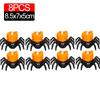 122Pcs Led Spider Candle Light Lamp Flickering Flameless Battery Lights Flashing Electric Candles Halloween Party Decoration
