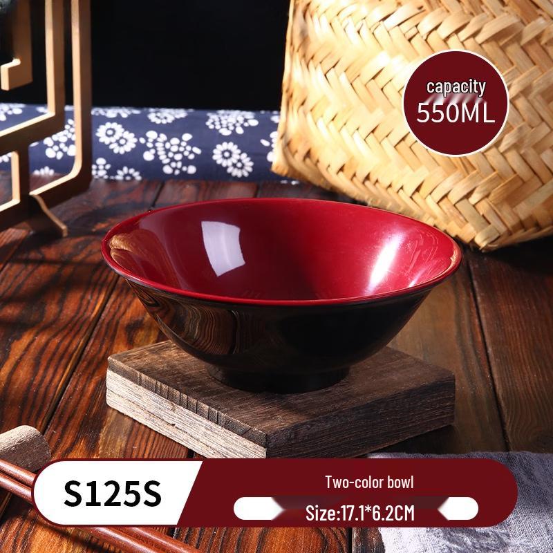 Lan Tuan Melamine Two-Tone Serving Bowls