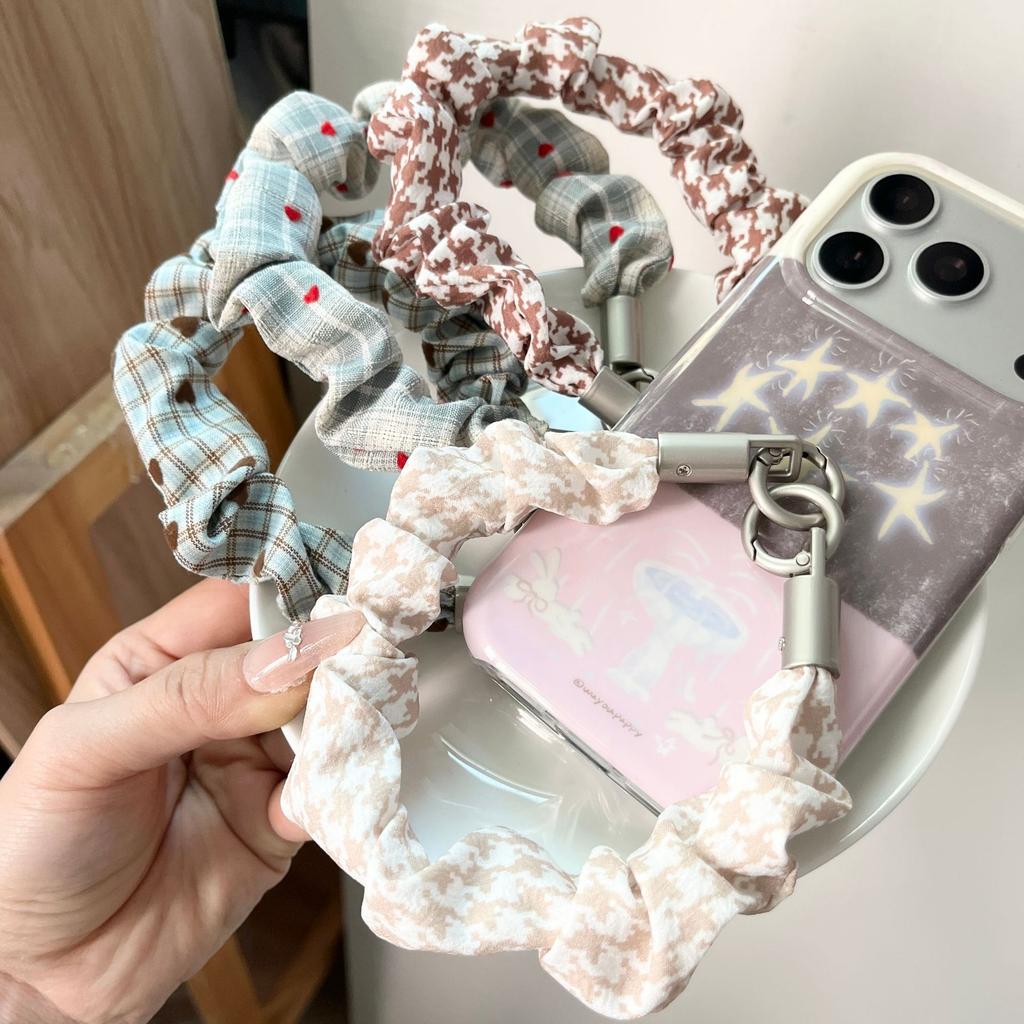 Ins Korea Mobile Phone Lanyard Mobile Phone Short Wrist Lanyard Anti-loss Phone Chain Rope Bracelet Mobile Wrist Strap for Girl