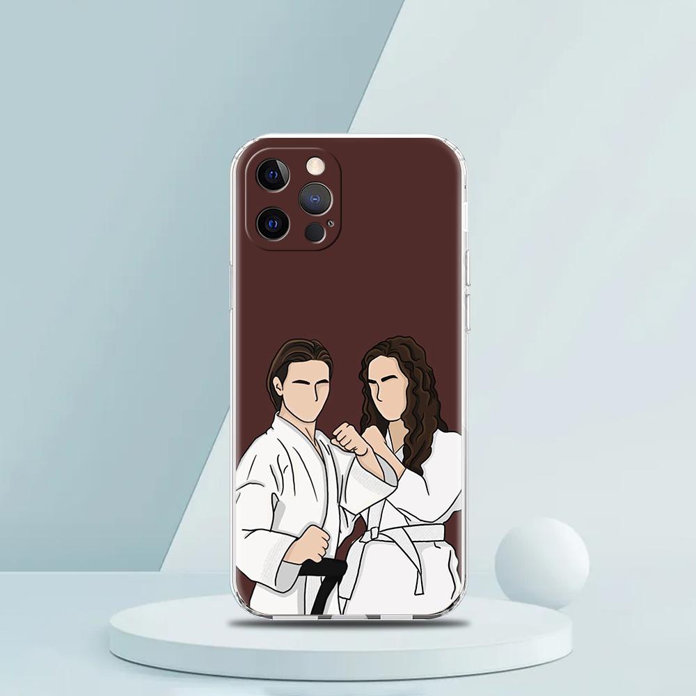 Kung Fu Taekwondo Karate Phone Case for iPhone 16 15 14 13 12 Pro Max Cover Transparent for iPhone 11 Pro Max 7 8 Plus XS XR Bag