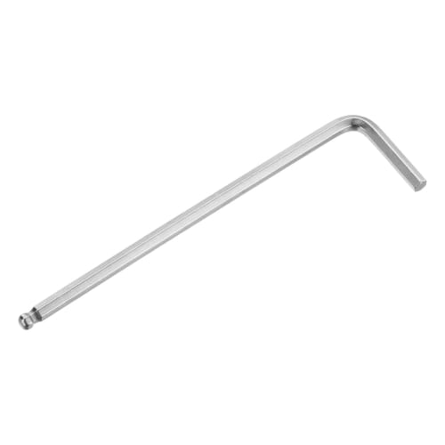 uxcell 4mm Ball Head L-Shaped Hex Wrench Set, Long Precision Tool Set, Easy to Apply Force, for Tightening, DIY Tools, Total Length 108mm
