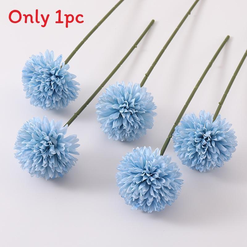 Chrysanthemum Ball Silk Artificial Flower For Wedding Party Home Decor Photography Prop