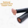 2pcs 2AWG Gauge Battery Inverter Cable Waterproof Starter Cable Set  For Trucks Boats Motorcycle