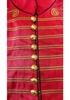 Men's Red Gothic Steampunk Medieval Drummer Vest Costume