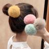 Imitate Rabbit Hair Pompoms Ball 10pcs Christmas Pompoms Keychain Car Pompon Garment Toy DIY Bag Earrings Keychain Decor