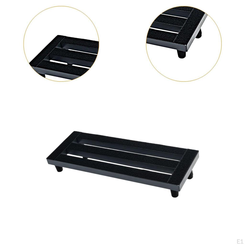 Aluminum Alloy Pedal Board for Guitar Effects, Non-Slip Design Bass Instruments