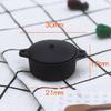 1:12 Dollhouse Miniature Mini Black Pot Model Kitchen Accessories Toys