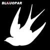 BLKUOPAR for Flying Swallow Silhouette Car Stickers Simple Sunscreen Decals Fashionable Windshield Vehicle Decor Car Label
