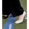 Pesstwei Elegant Round Toe Women Pumps Sexy Thin High Heels Stripper Shoes Women's Pumps and Heels Size: 40